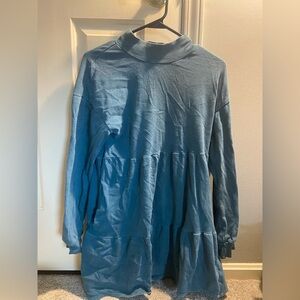 Wild fable blue green dress